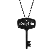 Load image into Gallery viewer, N0RTH4EVR KEY NECKLACE

